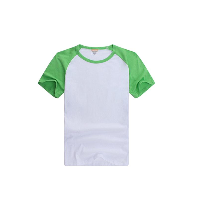High Quality Blank Sublimation Color Raglan Cotton T-shirt
