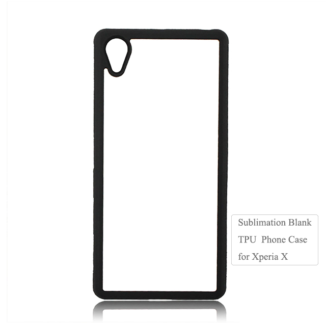 Custom Design Blank 2D Sfot TPU Sublimation Phone case for Sony XA1