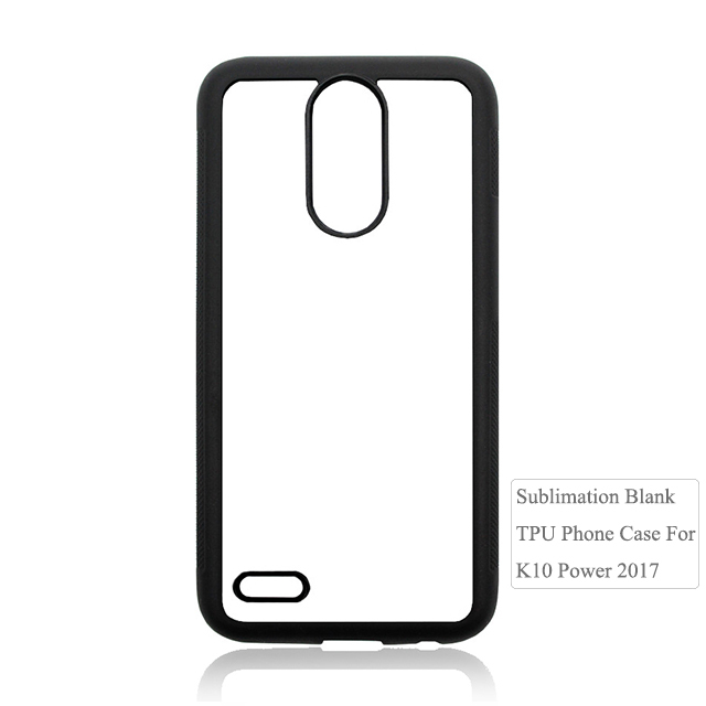 High Quality  Subliamtion 2D TPU Phone case For LG k10 2018