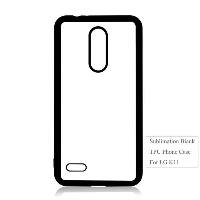 High Quality  Subliamtion 2D TPU Phone case For LG k10 2018
