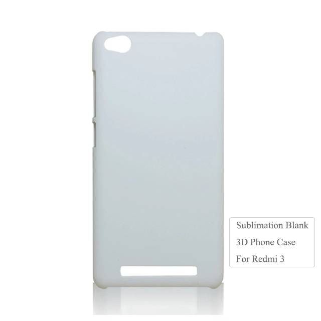 DIY 3D Blank Hard Plastic Phone Case For Xiaomi Redmi 3.Redmi 4 Serise