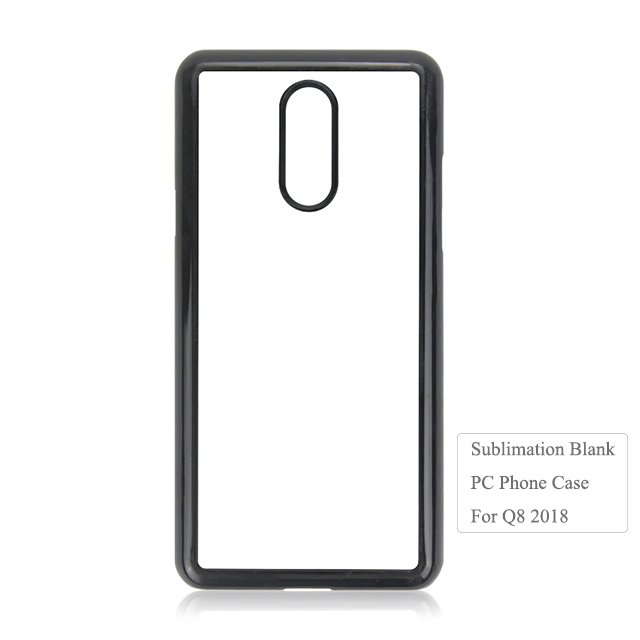 Customized Design 2D Plastic Blank Phone Case For LG Q8 2018