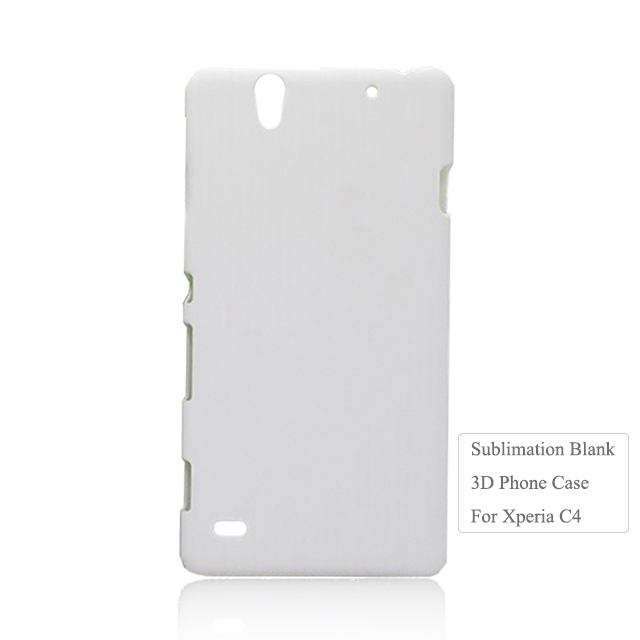 Personality 3D Plastic Sublimation Blank Phone Shell For Sony E5