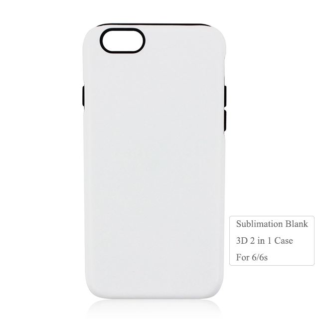 DIY Personality 3D 2 in1 sublimation phone housing for iPhone6/6S