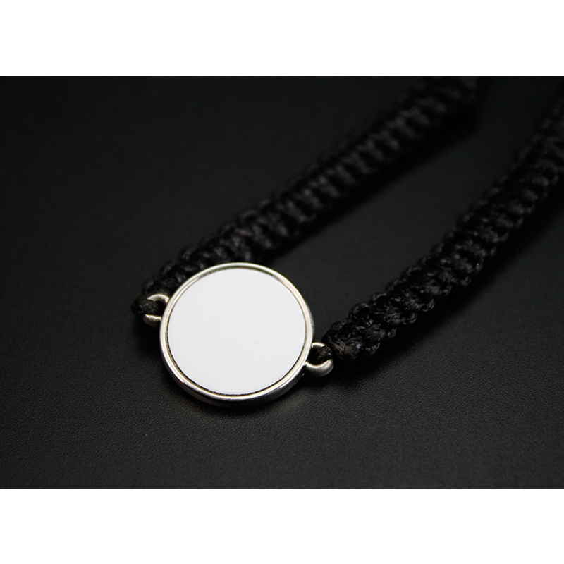 Hot Sale Blank Fashionable Sublimation round shape bracelet