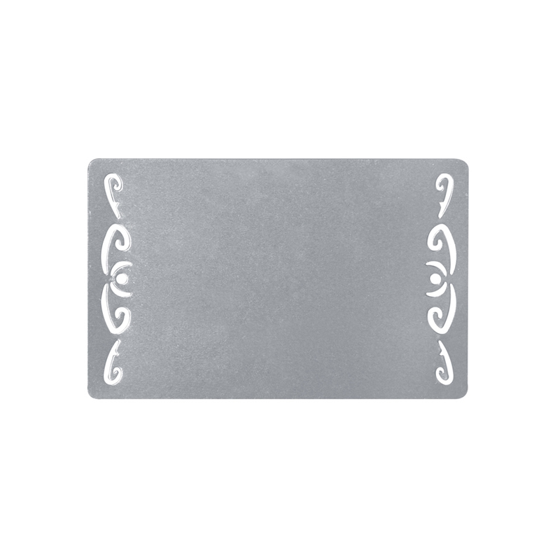 Personality Design Blank Sublimation Metal Name Card