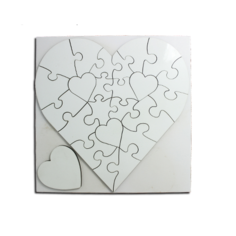 Personality Design Sublimation Blank MDF Puzzle