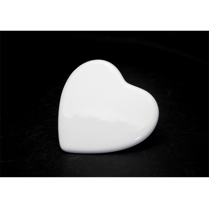 Personality Design Blank Sublimation Ceramic Heart Shape Tile