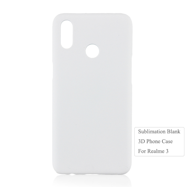 New Arrival 3D Printing Sublimation Blank PC Phone Case For OPPO Realme 3
