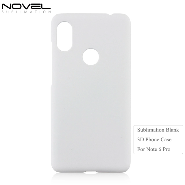 Hot Selling Blank Heat Transfer 3D Phone Case For Xiaomi Redmi Note 6 Pro