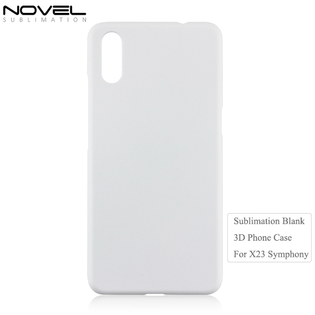 3D Plastic Blank Back Phone Cover For Vivo X23 Symphony Edition