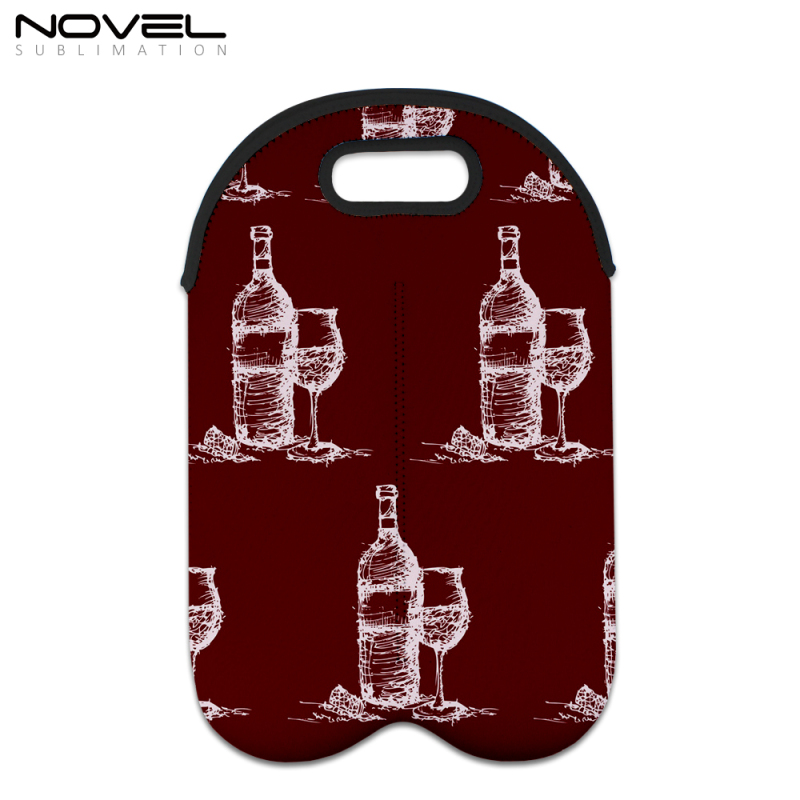 Customized and convenient sublimation blank double wine set