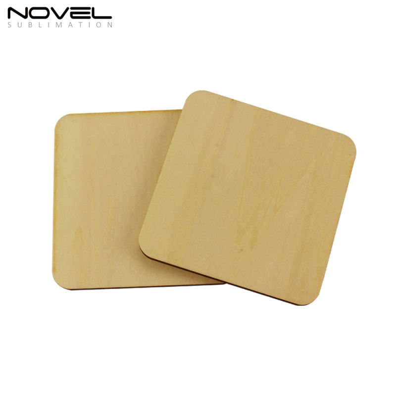 New Arrival practical Sublimation Wooden Cup Coaster On Hot Selling