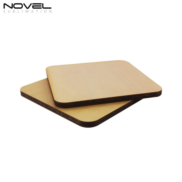 New Arrival practical Sublimation Wooden Cup Coaster On Hot Selling