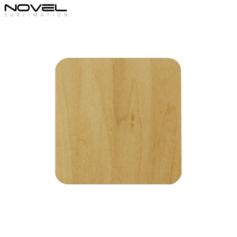 New Arrival practical Sublimation Wooden Cup Coaster On Hot Selling