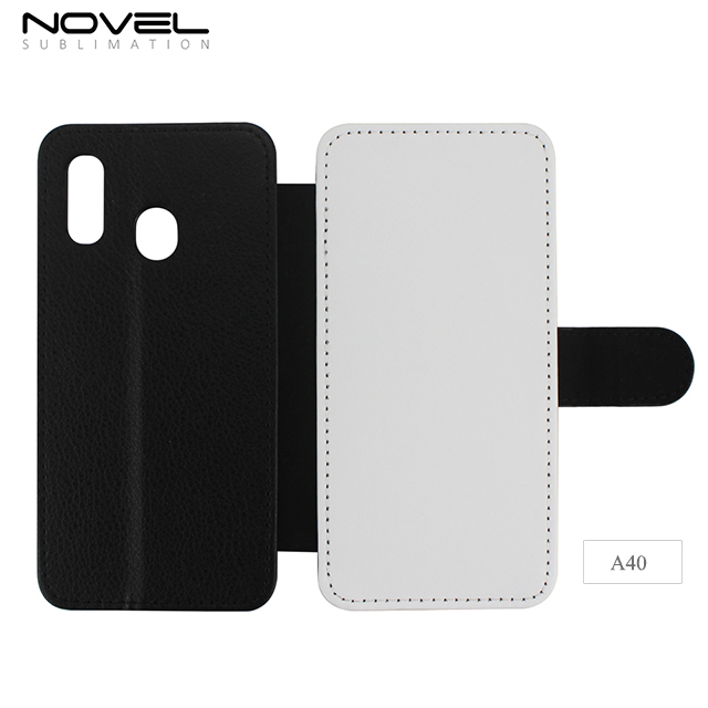 Newly Blank 2D Sublimation PU Leather Case  For Sam sung Galaxy A40