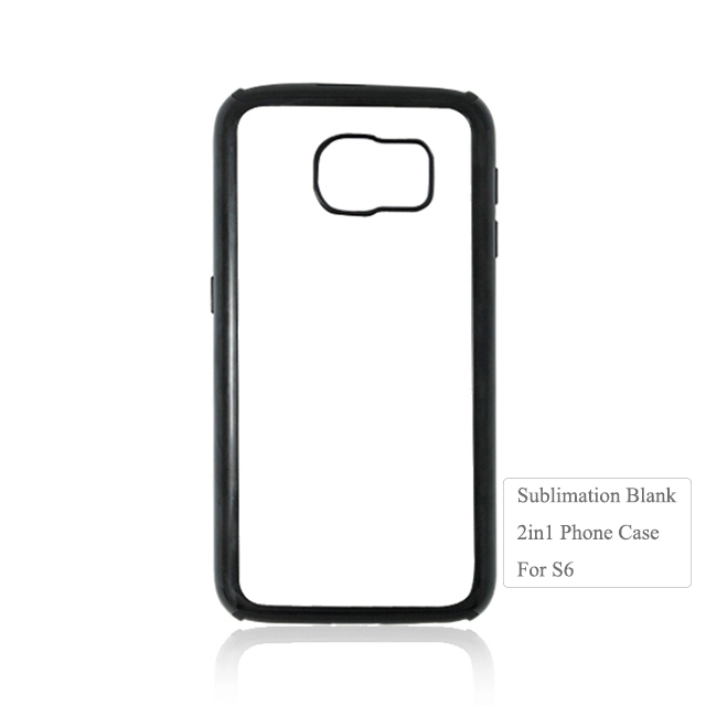 Wholesales Blank  2in1 Sublimation Phone Back Case For Galaxy S8 Plus
