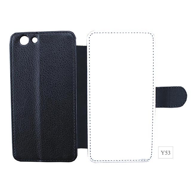 High Quality Blank PU Leather Phone Case For Vivo Y53