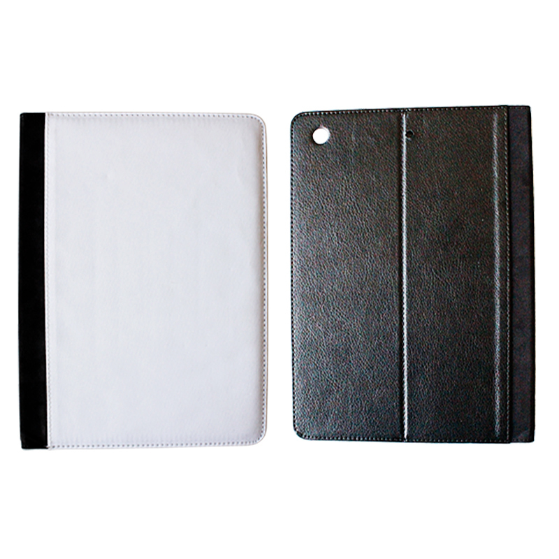 Custom Design Sublimation Blank PU Leather Phone Cover Folding Stand For iPad Air 2