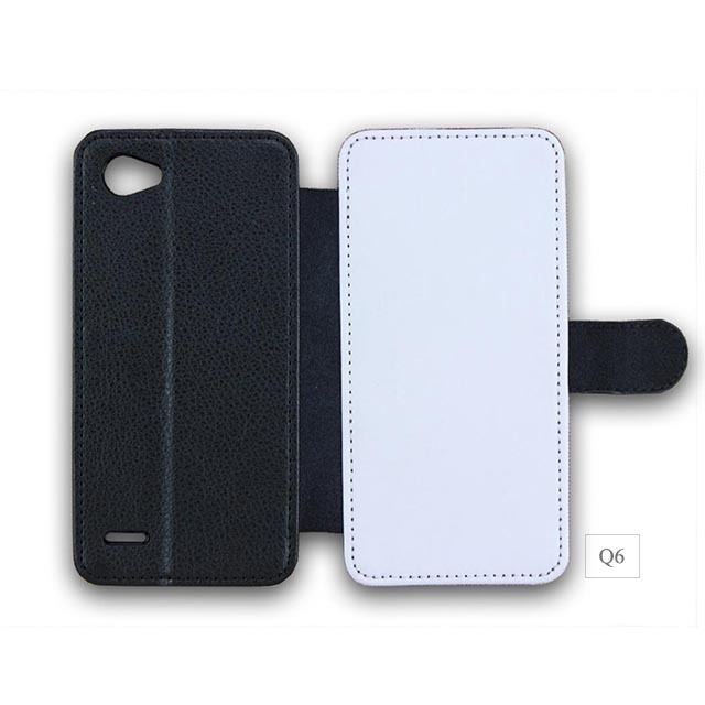 High Quality Sublimation Blank Flip PU Leather Phone Wallet For LG K7
