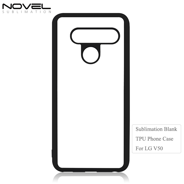 Sublimation 2D Soft TPU Blank Back Phone Cover For LG V50