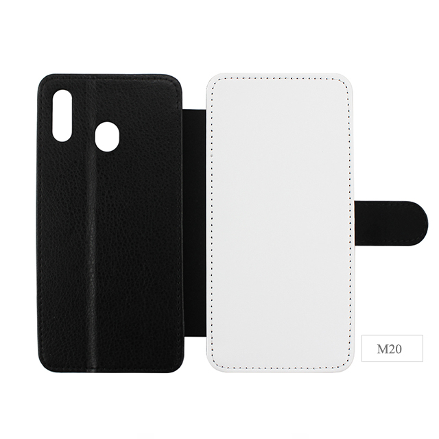 Double Protection Sublimation Blank PU leather Phone Case For Sam sung M30