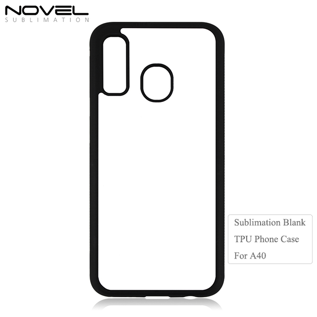 Mew Arrival Blank Printing 2D Soft Rubber Phone Case For Galaxy A40