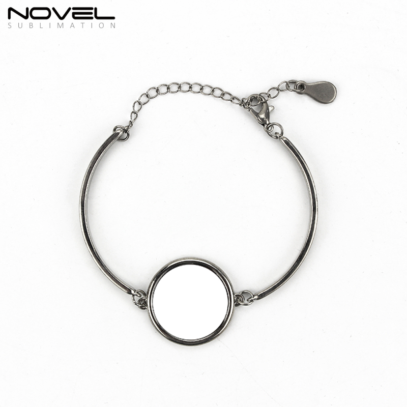 Blank Fashionable Sublimation round shape bracelet