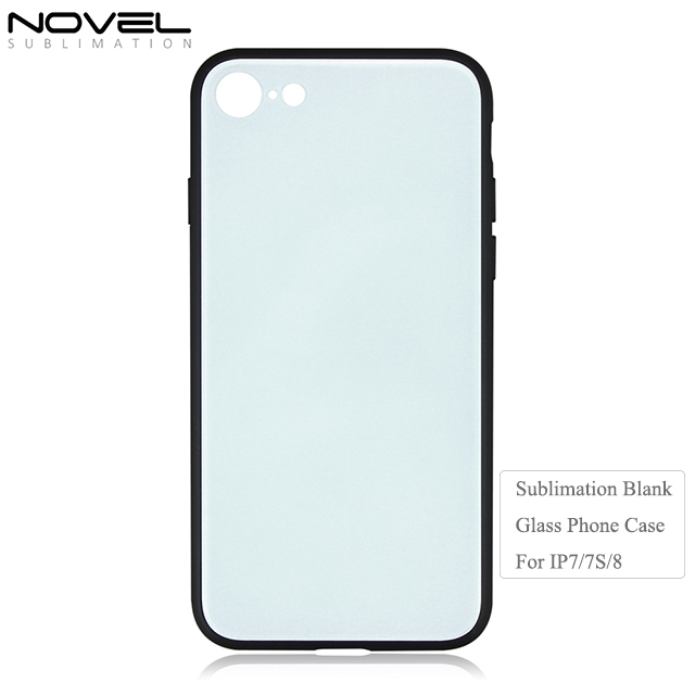 Custom Sublimation Phone Case Blank 2D Glass TPU Phone Case for iPhone X