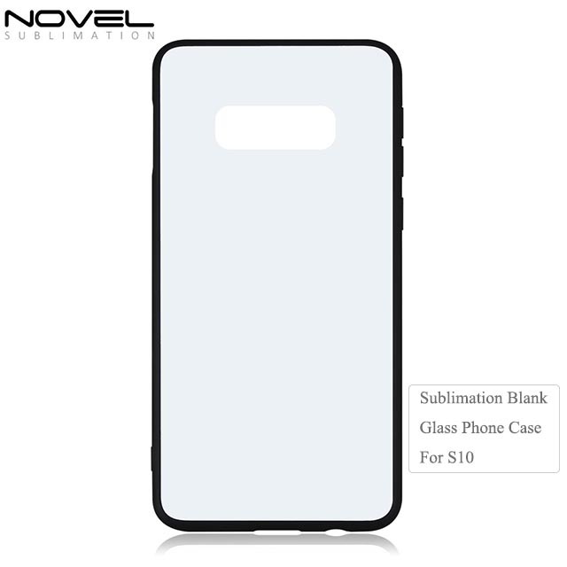 Personality 2D Sublimation Blank TPU Glass Phone Case For Galaxy S10 Plus