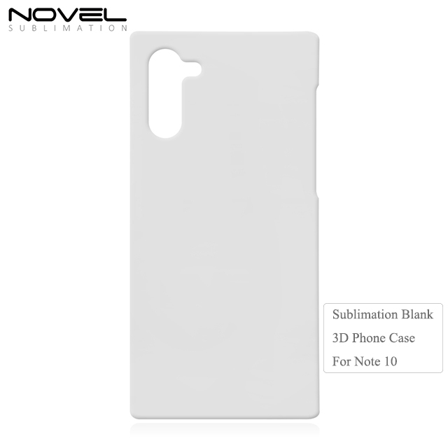 Customized Blank 3D Sublimation Plastic  Phone Case for Galaxy Note 10