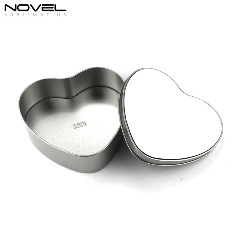 Personality High Capacity Sublimation Printing Blank Metal Candy Round Tin Party Candy Box Gift Box