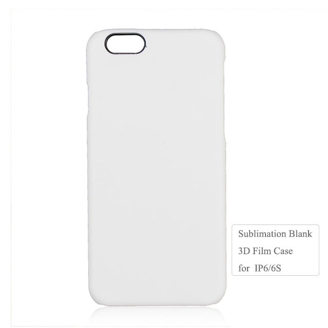 Custom Pattern Sublimation 3D Film Phone Case With Black Camera Hole For iPhone 7 Plus