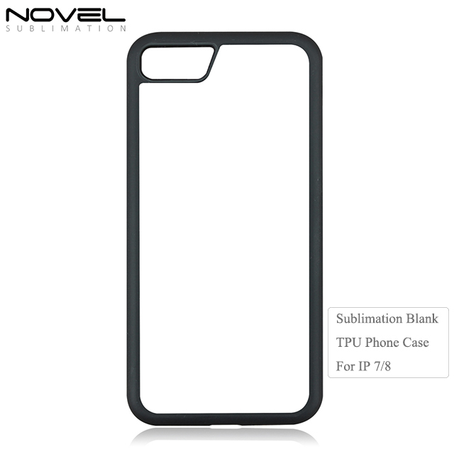 Hot Sales Sublimation Blank 2D Soft Rubber Phone Case For IPhone 7