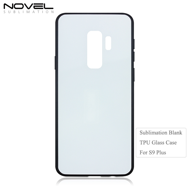 Customized Design Tpu Tempered Glass Back Phone Cover for Sam sung S9 Plus