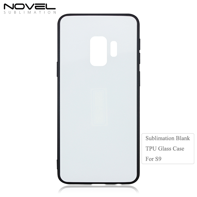 Newly Fashion Sublimation TPU Tempered Glass Case For Sam sung Galaxy S9