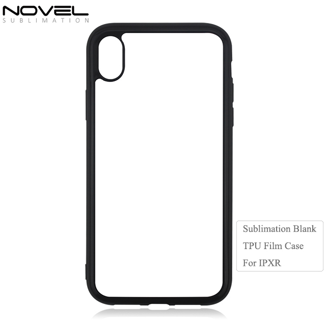Comfortable 2D Soft Rubber Blank Film Phone Case For iPhone 7