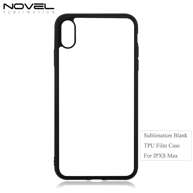 New Sublimation Blank 2D Film Soft Rubber Phone Case For iPhone XS Max