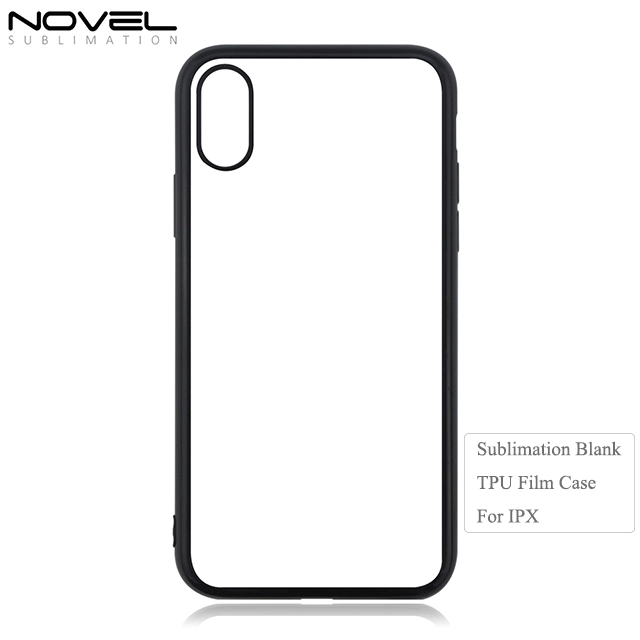 New Sublimation Blank 2D Film Soft Rubber Phone Case For iPhone XS Max