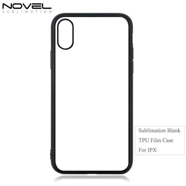 New Sublimation Blank 2D TPU Film Soft Phone Case For iPhone XS
