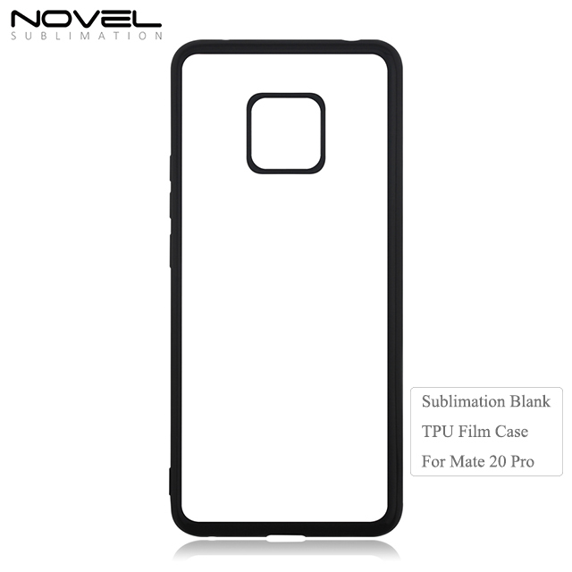 Personality 2D Soft Rubber Blank Film Back Phone Cover For Huawei Mate 20 Pro