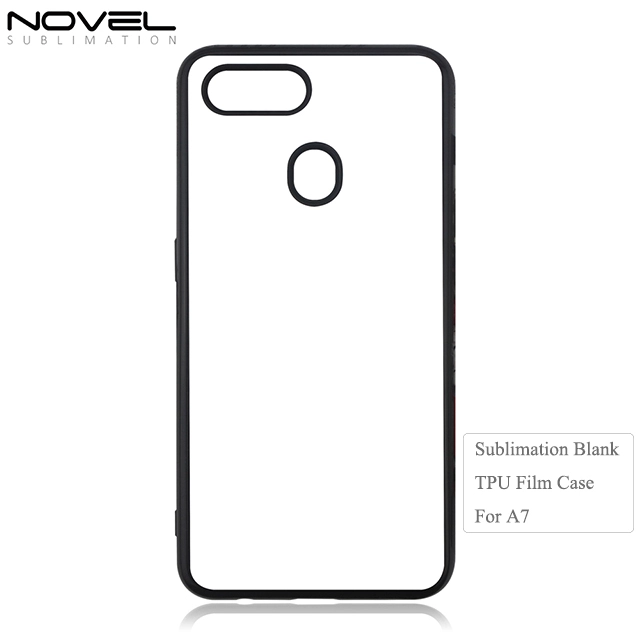Comfortable Sublimation Blank 2D TPU Film Phone Case For OPPO A7