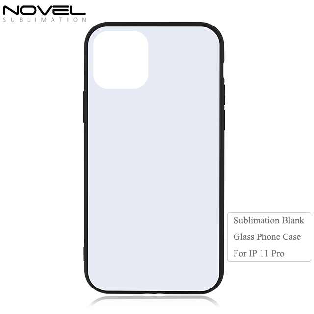 Newly 2D TPU Glass Wireless Charging Phone Case For iPhone 11