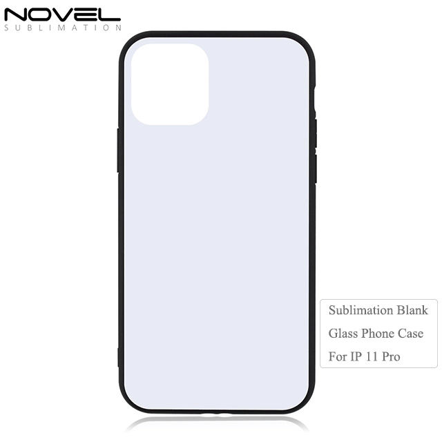 Custom Blank 2D TPU Glass Phone Case For iPhone 11 Pro Max