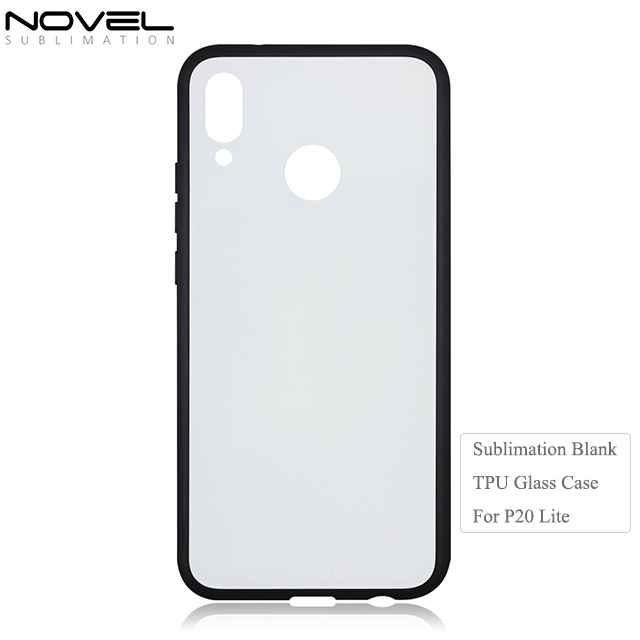 Hot sales 2D Tempered TPU Glass Phone Case for Huawei P20 Pro