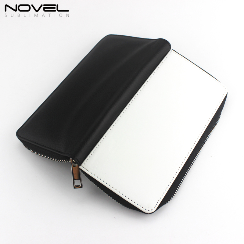 High Quality Blank Sublimation Zipper Wallet on Hot Sales