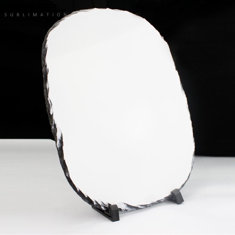 Custom Fashionable Blank Sublimation Oval Photo Rocks