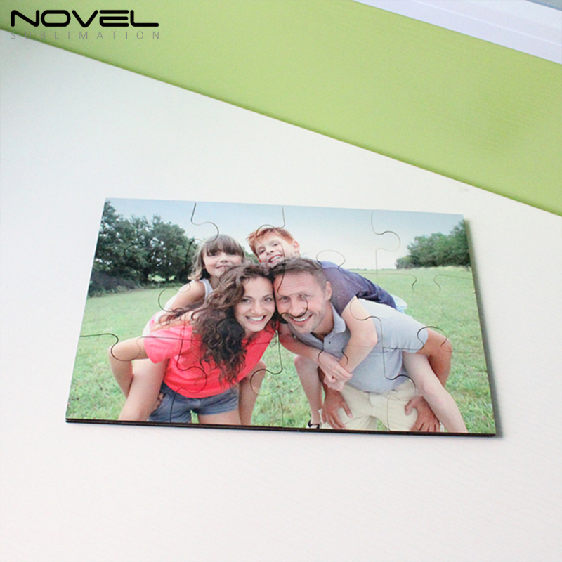 Personality DIY Print Blank Sublimation Rectangle MDF Puzzles