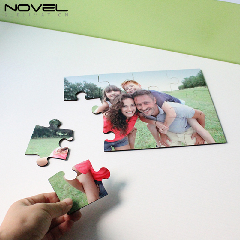Personality DIY Print Blank Sublimation Rectangle MDF Puzzles