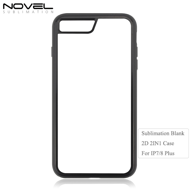 High Quality Durable Sublimation Blank 2d 2in1 Phone Case For iPhone 11